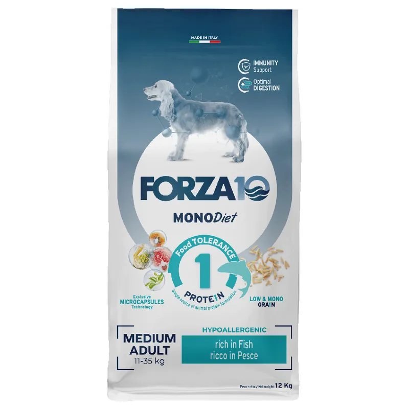 Ekonomipack 2 / 3 påsar Forza 10 hundfoder till lågpris! - Medium Diet med fisk (2 x 12 kg) Kampanjpris