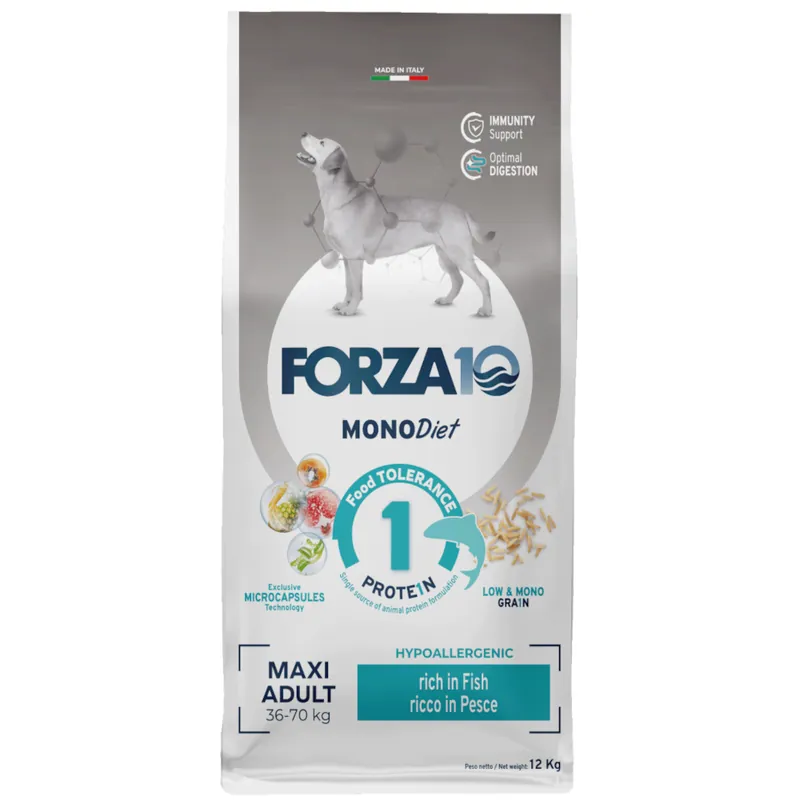 Sänkt pris Ekonomipack 2 / 3 påsar Forza 10 hundfoder till lågpris! - Maxi Diet med fisk (2 x 12 kg)