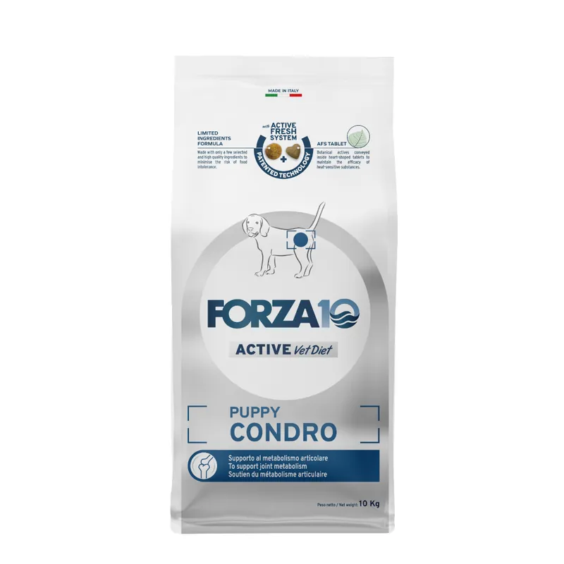 Billig Forza 10 Puppy Condro Active Fisk - Ekonomipack 2 x 10 kg