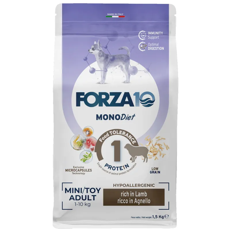 Forza10 Mini & Toy Diet med lamm & ris - Ekonomipack 2 x 1,5 kg Rabatt