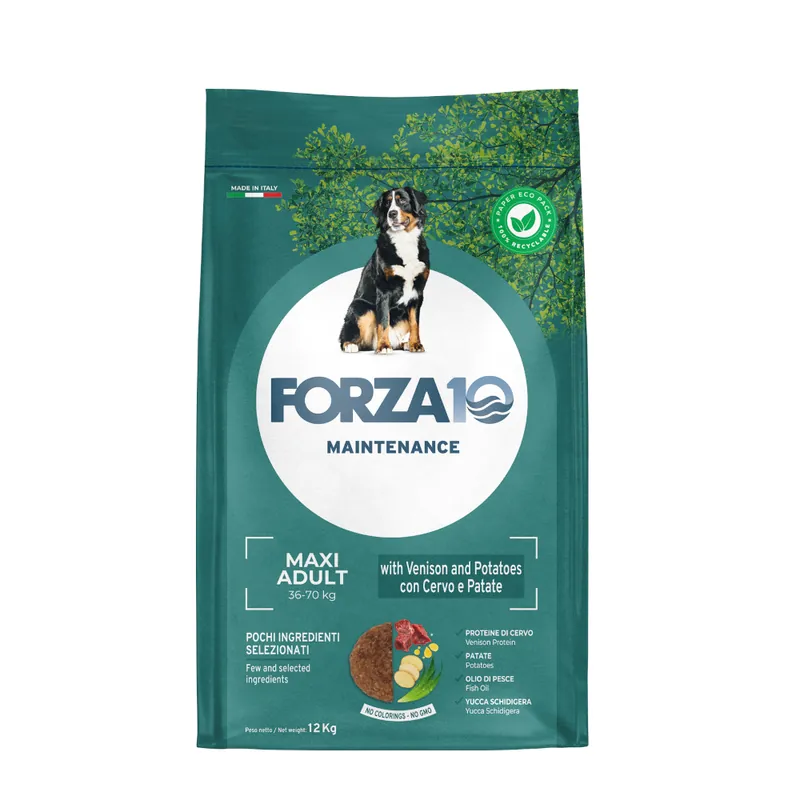 Forza10 Maintenance Maxi med vilt och potatis - 12 kg Populär