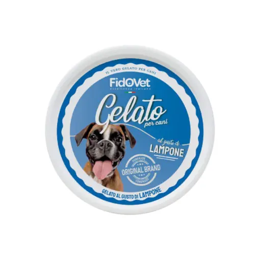 Hundglass Gelato - Hallon I lager