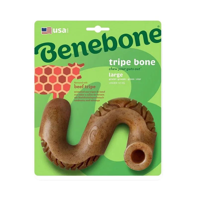 Kundfavorit Benebone Hundben i Nylon med Vomsmak