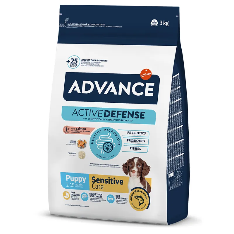Handla nu Advance Puppy Sensitive Salmon - Ekonomipack 2 x 3 kg