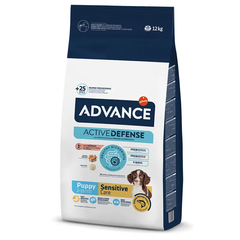 Advance Puppy Sensitive Salmon - Ekonomipack 2 x 12 kg Rabatt