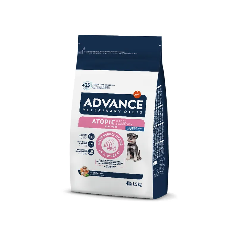 Advance Veterinary Diets Atopic Mini - Ekonomipack 2 x 1,5 kg Beställ nu