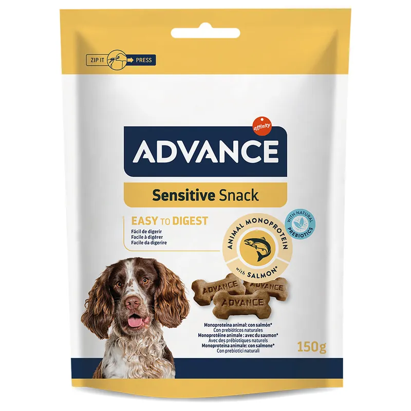 Advance Sensitive Snack - Ekonomipack 2 x 150 g Snabb leverans