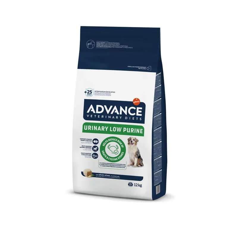 Advance Veterinary Diets Urinary Low Purine - Ekonomipack 2 x 12 kg Fynd
