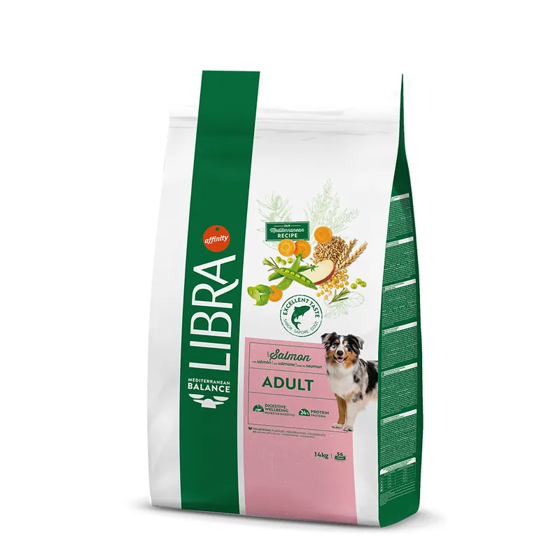 Libra torrfoder till ett specialpris! - Adult lax 2 x 14 kg Sänkt pris