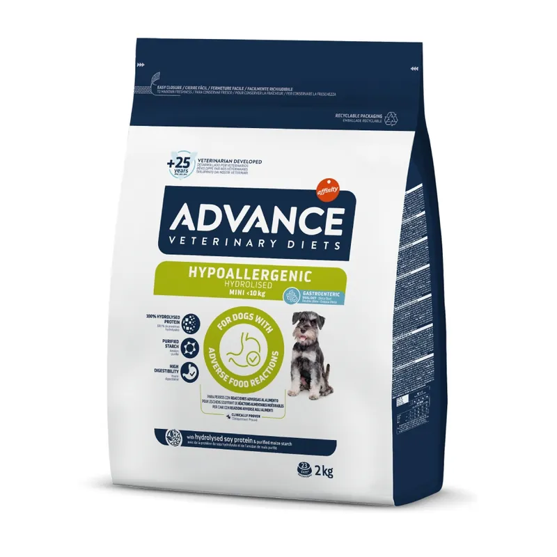 Utförsäljning Advance Veterinary Diets Dog Mini Hypoallergenic - Ekonomipack 2 x 2 kg