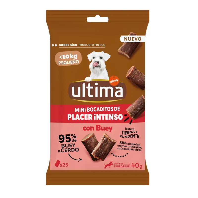 Populärt val Ultima Dog Mini Snack - Ekonomipack nötkött (3 x 40 g)