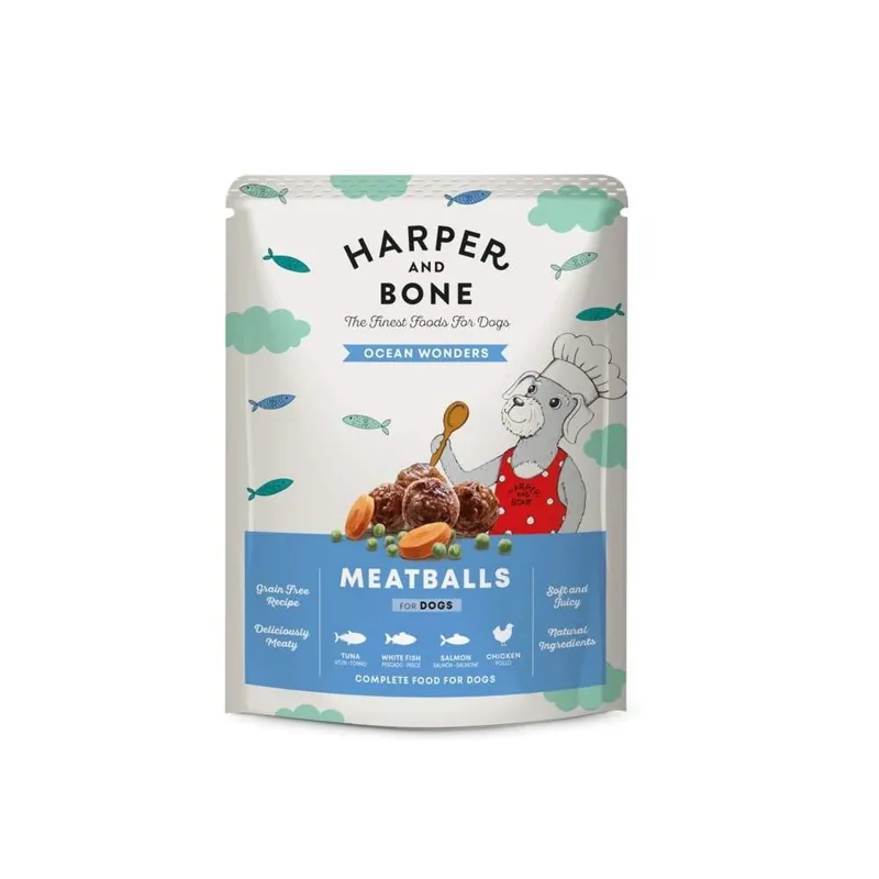Harper&Bone Dog Adult Meatballs Ocean Wonders 300 g Populärt val