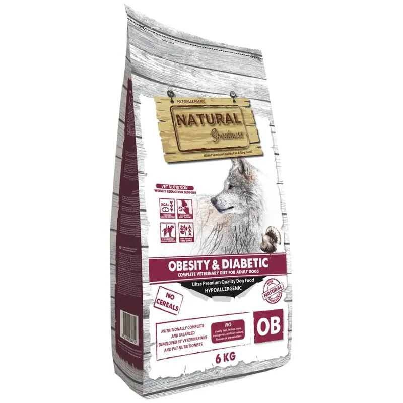 Natural Greatness Diet Vet Obesity & Diabetic - 6 kg Köp nu