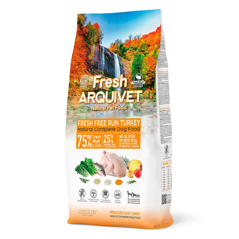Erbjudandepris Arquivet Fresh Free Run kalkon - Ekonomipack 2 x 10 kg