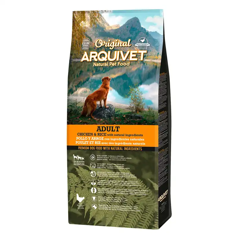 Begränsat antal Arquivet Original Dog Adult med kyckling & ris - 12 kg