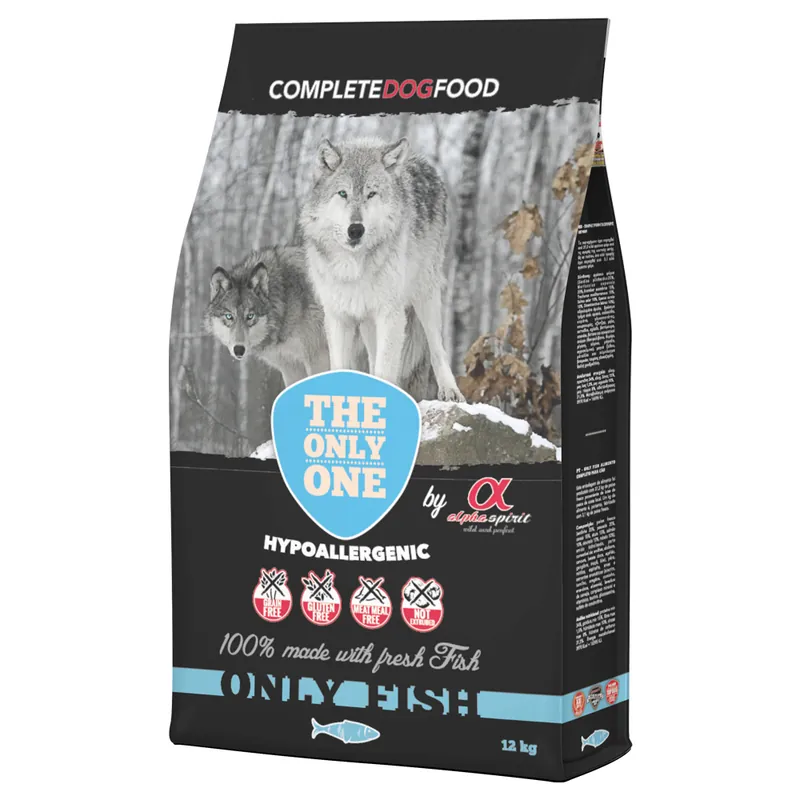 alpha spirit The Only One Wild Fish - Ekonomipack 2 x 12 kg Extra rabatt