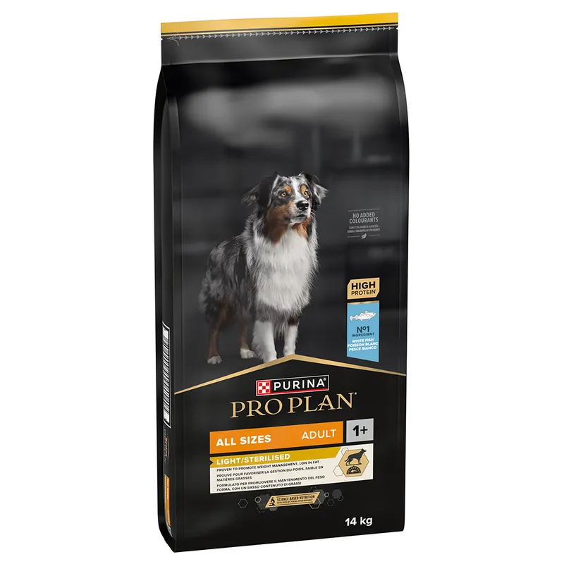 Erbjudandepris Pro Plan All sizes Adult Light Sterilised Fish - 14 kg