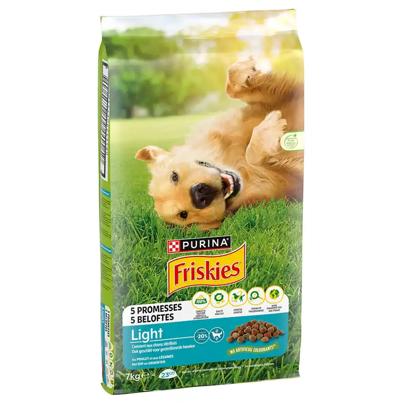 PURINA Friskies Light Sterilized med kyckling & grönsaker - 7 kg Begränsad tid