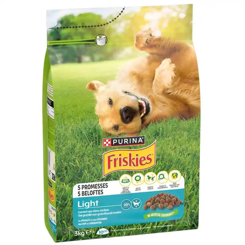 PURINA Friskies Light Sterilized med kyckling & grönsaker - 3 kg Sista chansen