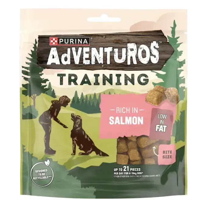 Training Treats Salmon 115g - Hund - Hundgodis - Träningsgodis & belöningsgodis - Purina Adventuros - ZOO.se Reapris