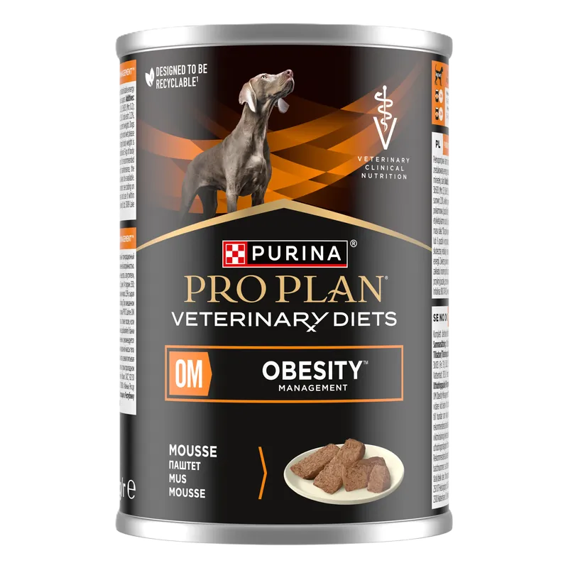 Snabb leverans Canine OM Mousse 400 g - Hund - Hundmat & hundfoder - Veterinärvåtfoder för hund - Purina Pro Plan Veterinary Diets - ZOO.se