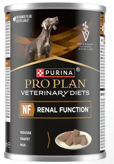 Köp online Våtfoder Purina Pro Plan Veterinary Diets Canine NF Renal Function Mousse 12x400 g