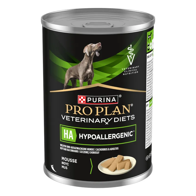 Snabb frakt PURINA PRO PLAN Veterinary Diets Canine Mousse Hypoallergenic - 400 g