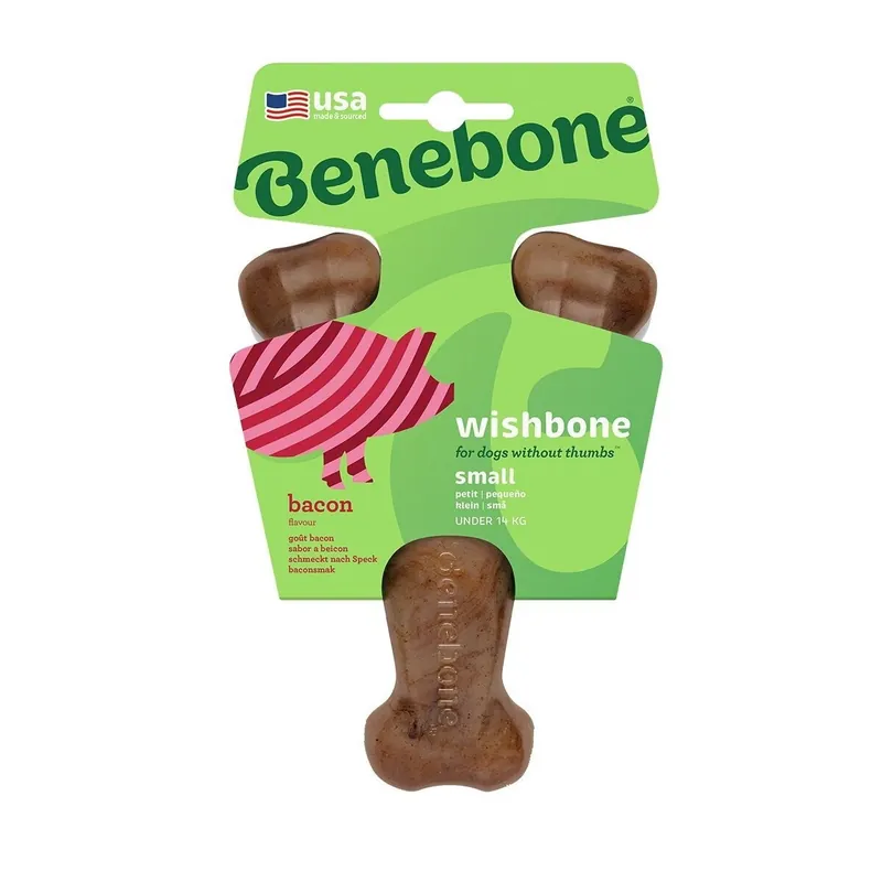 Benebone Wishbone Hundben i Nylon med Baconsmak Lägg i varukorgen