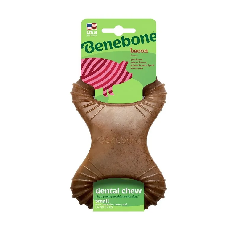 Populärt val Benebone Dentaltuggben i Nylon med Baconsmak