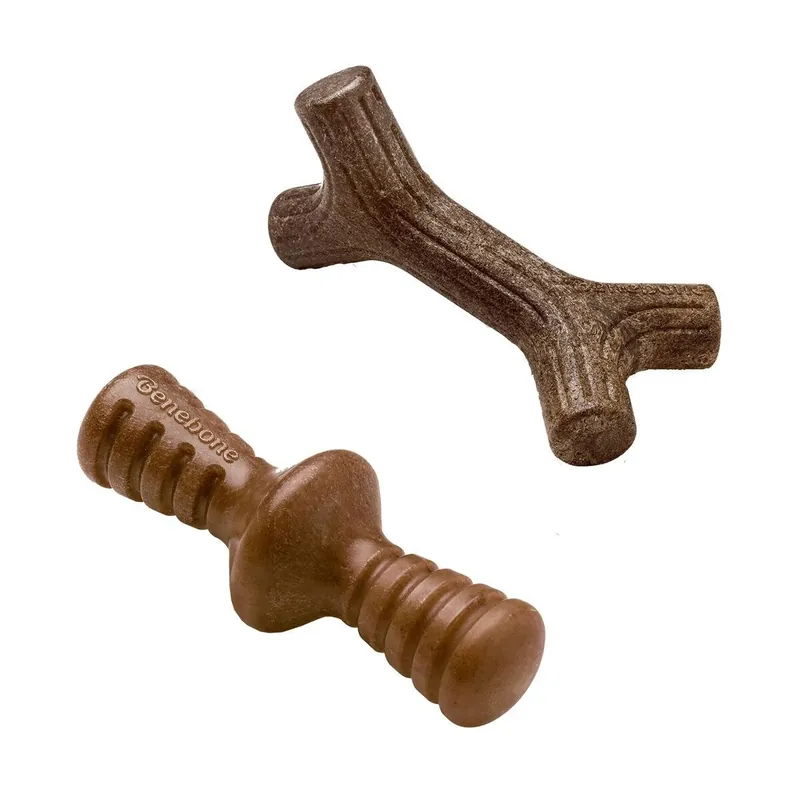 Benebone Tuggpinne och Zaggler Hundben i Nylon med Baconsmak XS Billigare