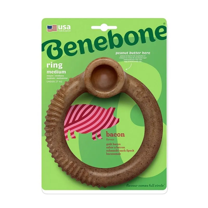 Benebone Tuggring i Nylon med Baconsmak Endast denna vecka