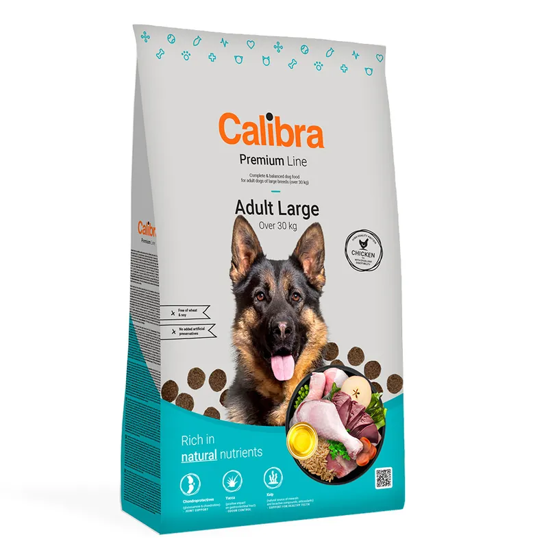 Outlet Calibra Dog Premium Line Adult Large Breed Kyckling - Ekonomipack 2 x 12 kg