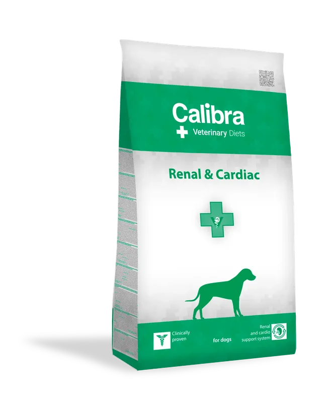 Begränsat antal Calibra VD Renal & Cardiac torrfoder för hundar