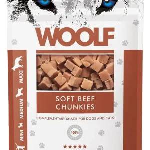 Beef Chunkies 100g - Hund - Hundgodis - Träningsgodis & belöningsgodis - WOOLF - ZOO.se Nyhet