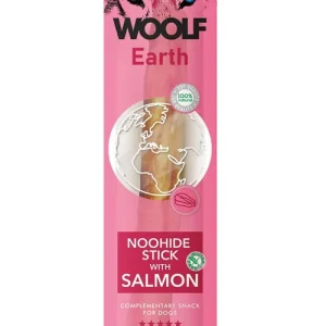 Bästa pris Hundgodis Woolf Earth Noohide Stick Salmon XL