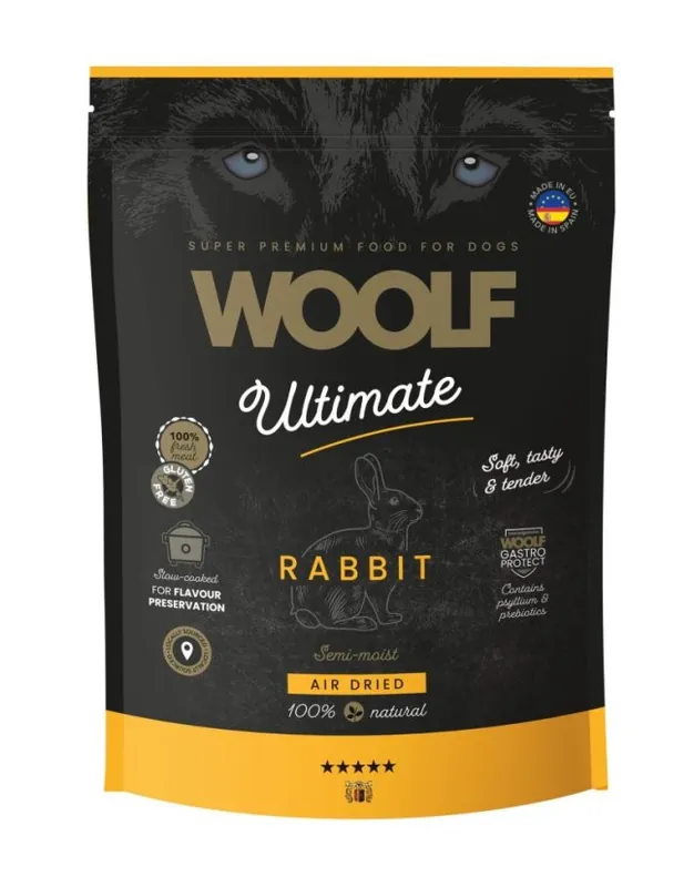 Semi-Moist Rabbit Torrfoder för Hund - 1 kg Populärt val