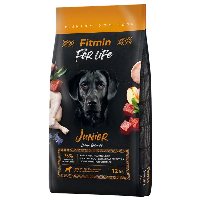 Kundfavorit Fitmin Dog for Life Junior Large - 12 kg