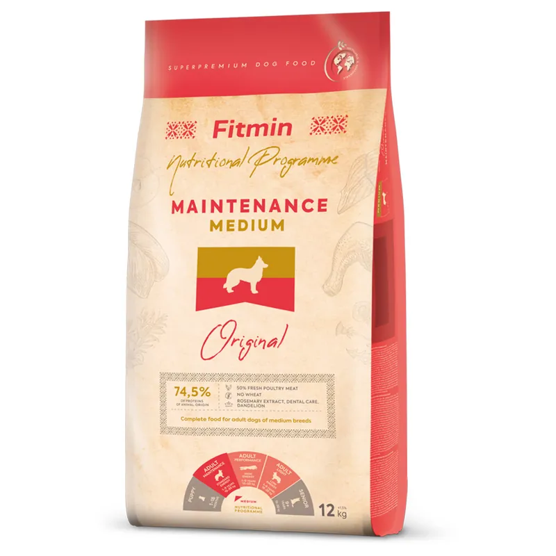 Snabb leverans Fitmin Programme Medium Maintenance - 12 kg