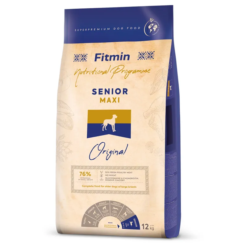 Fitmin Programme Maxi Senior - 12 kg Bästa pris