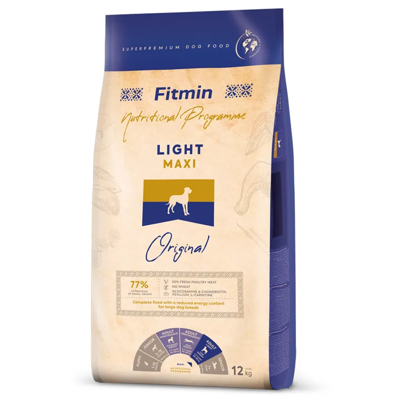 Erbjudande Fitmin Programme Maxi Light - 12 kg