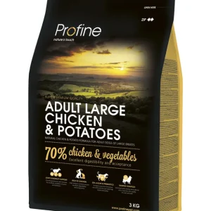 Dog Adult Large Chicken & Potatoes Torrfoder till Stora Hundar - 3 kg Rea