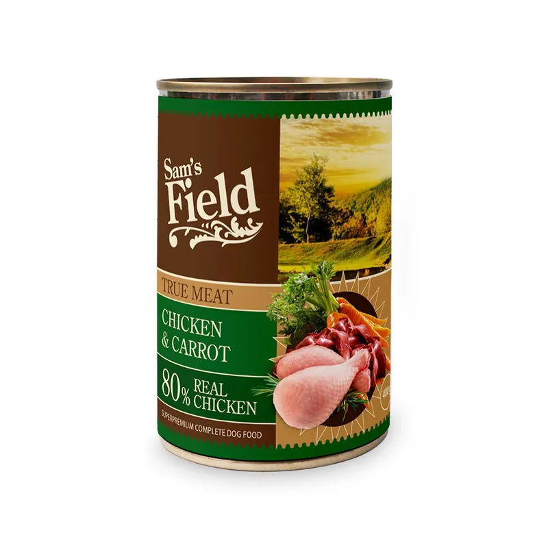 Endast idag Sam‘s Field Chicken & Carrot 400 g