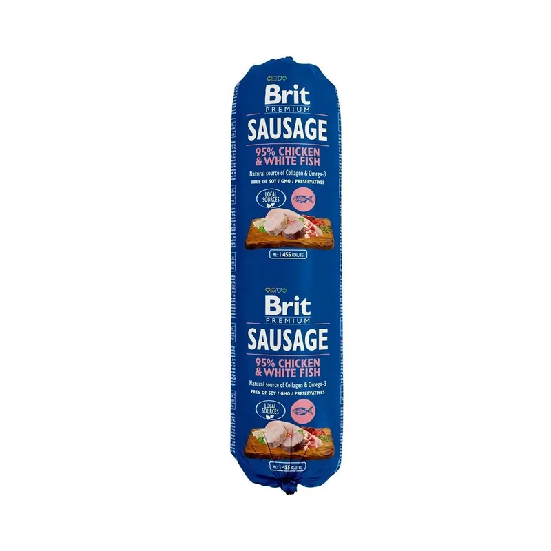 Brit Premium Köttkorvar Kyckling & Vit Fisk Erbjudandepris