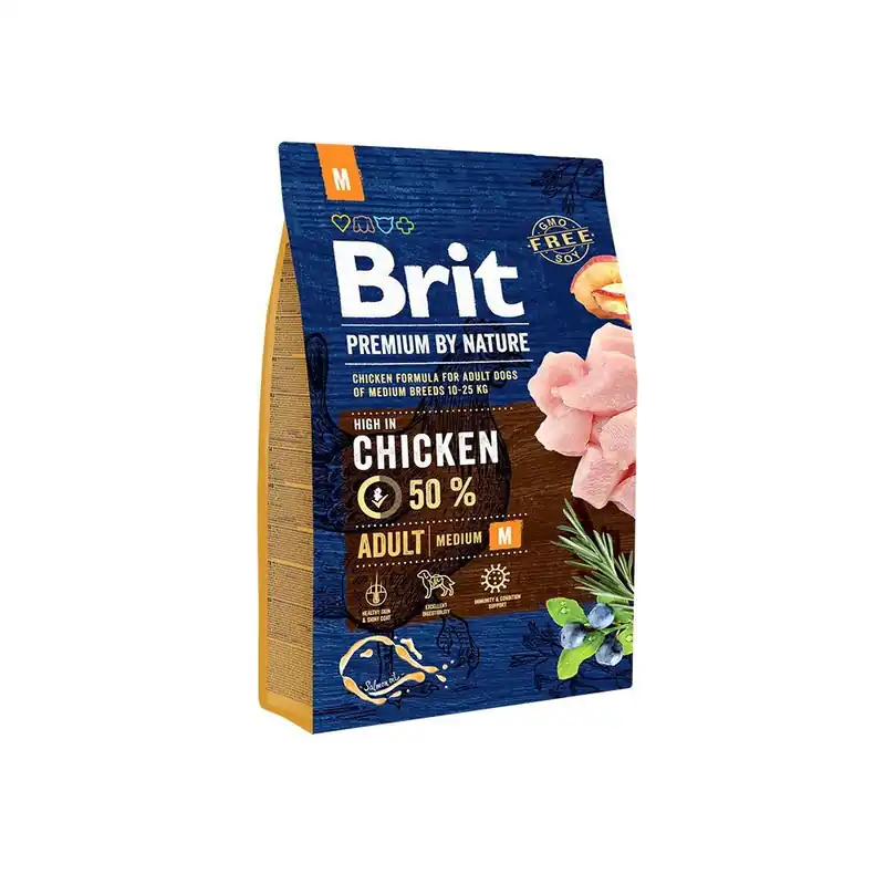 Rea Brit Premium By Nature Dog Adult Medium Chicken