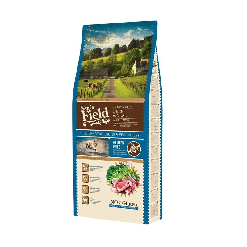 Sam´s Field Dog Adult Large Beef & Veal 13 kg Billig