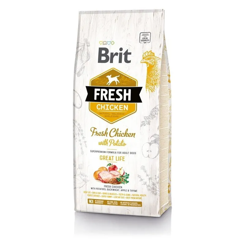 Brit Fresh Chicken with Potato Adult Begränsat erbjudande