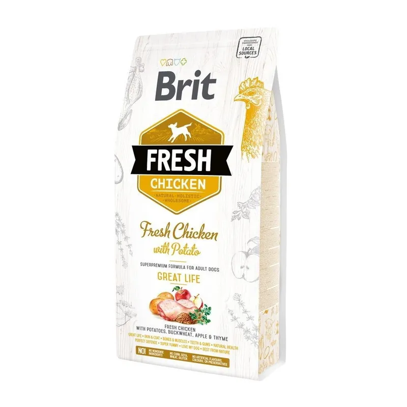 Rabatter Brit Fresh Chicken with Potato Adult