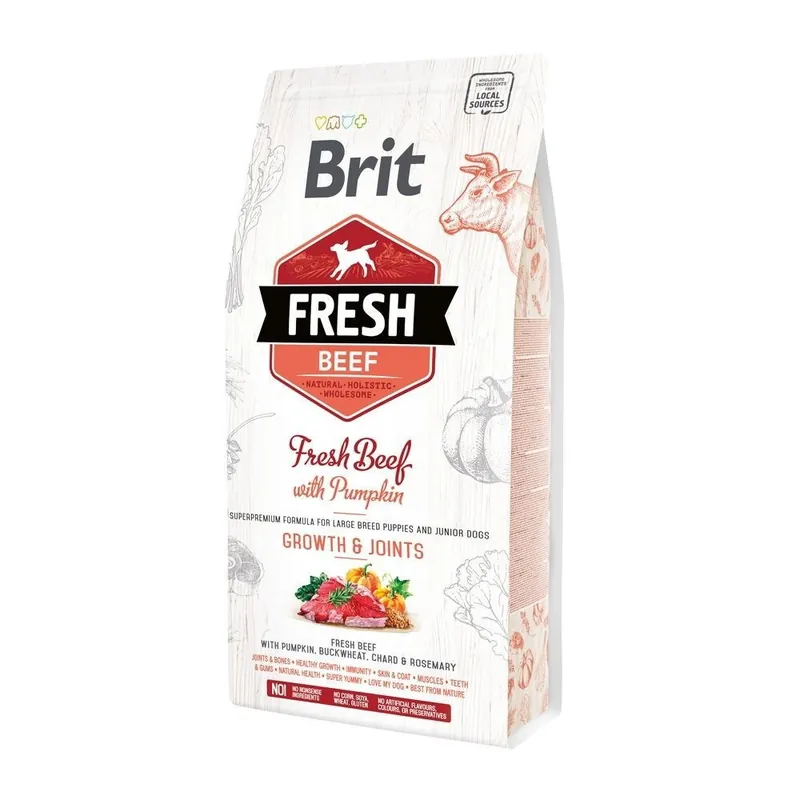Beställ idag Brit Fresh Beef with Pumpkin Puppy Large
