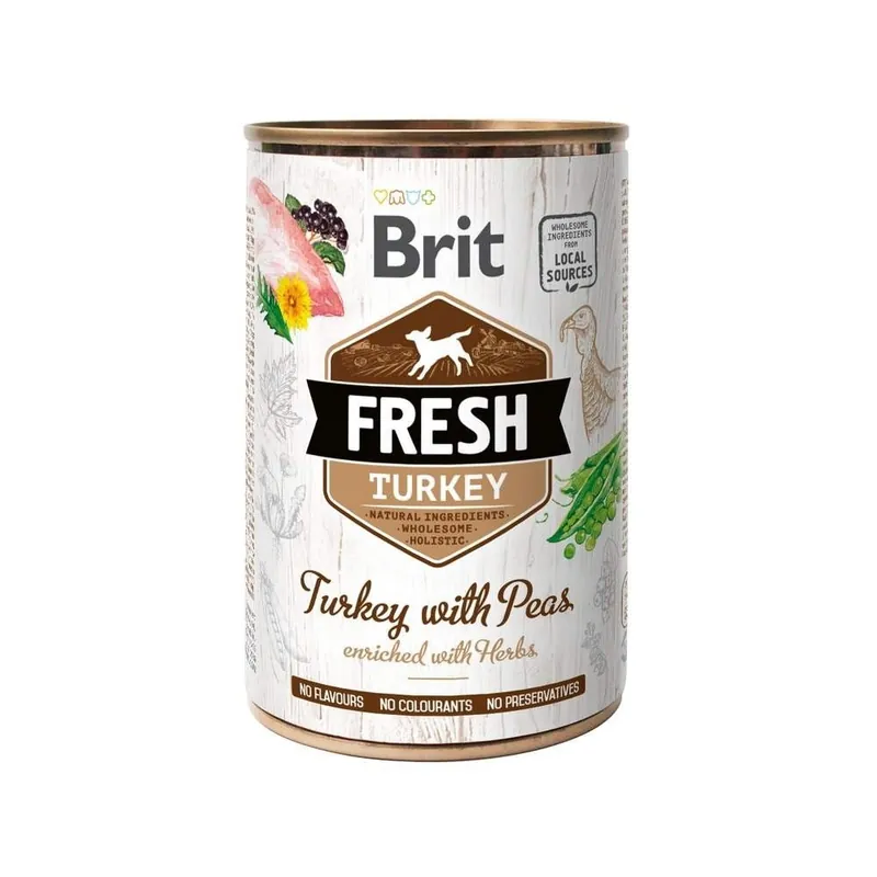 Sista chansen Brit Fresh Cans Turkey with Peas 400 g