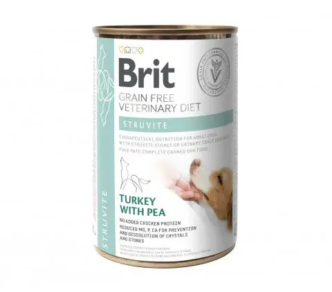 Begränsad tid Brit Struvite Turkey with Pea Hund 6 x 400 g